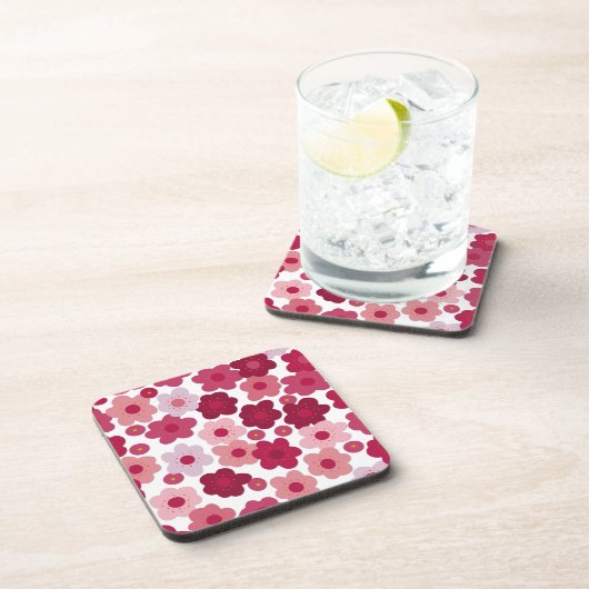 kersenbloesem-pop bier onderzetter (Rechterzijde)