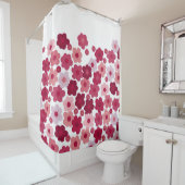 kersenbloesem-pop douchegordijn (In situ)