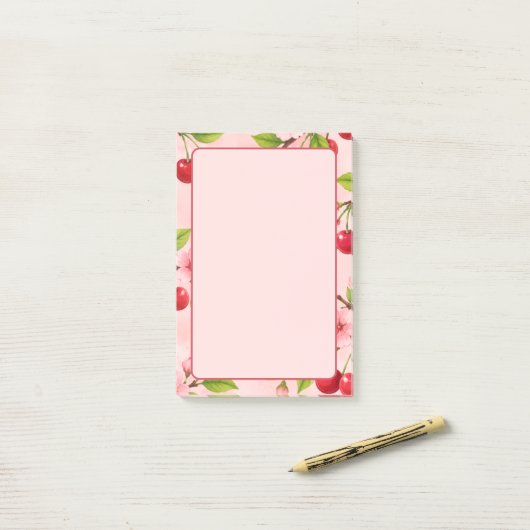 Kersenbloesem Post-it Post-it® Notes (Op bureau)