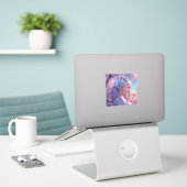 Kersenbloesem Prinses Sticker (Laptop op bureau)