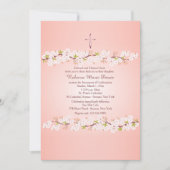 Kersenbloesem religieuze uitnodiging (Voorkant)