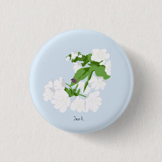 Kersenbloesem Ronde Button 3,2 Cm