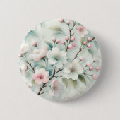 Kersenbloesem Ronde Button 5,7 Cm (Voorkant)