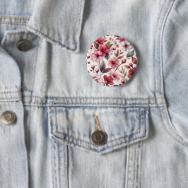 Kersenbloesem Ronde Button 5,7 Cm