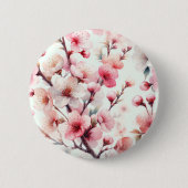 Kersenbloesem Ronde Button 5,7 Cm (Voorkant)