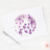 Kersenbloesem Ronde Sticker (Envelop)