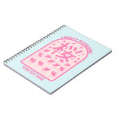 Kersenbloesem roze bloemen Japan Notitieboek (Linkerzijde)