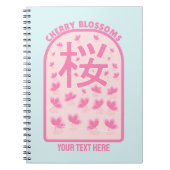 Kersenbloesem roze bloemen Japan Notitieboek (Voorkant)