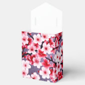 Kersenbloesem roze bloementuinpatroon bedankdoosjes (Geopend)
