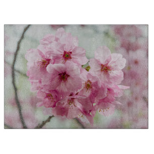 Kersenbloesem, roze bloemfotografie snijplank