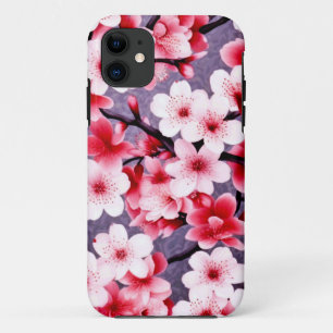 Kersenbloesem roze bloemmotief Case-Mate iPhone case
