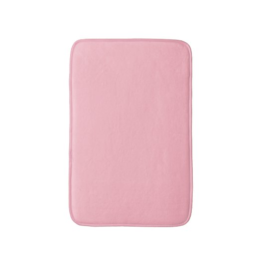 Kersenbloesem roze effen kleur badmat (Voorkant Verticaal)