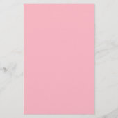 Kersenbloesem roze effen kleur briefpapier (Achterkant)