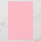 Kersenbloesem roze effen kleur flyer (Achterkant)