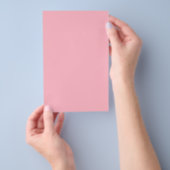 Kersenbloesem roze effen kleur flyer (Hand)