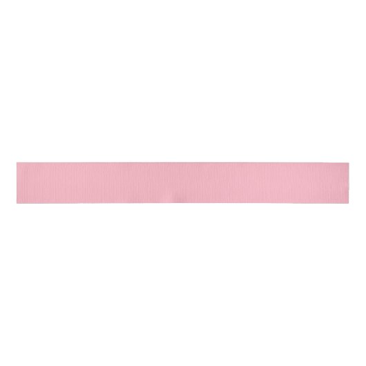 Kersenbloesem roze effen kleur grosgrain lint (Voorkant)