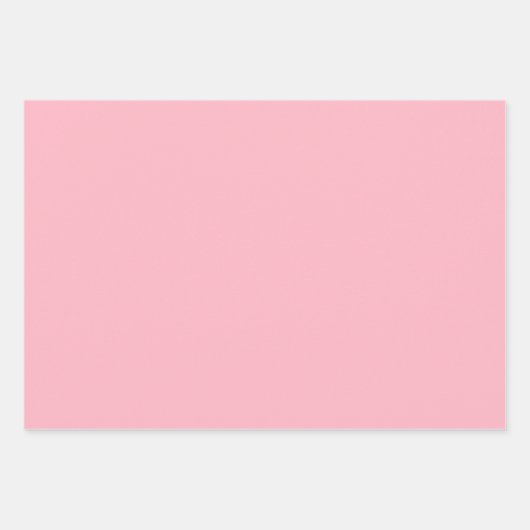 Kersenbloesem roze effen kleur inpakpapier vel (Voorkant)