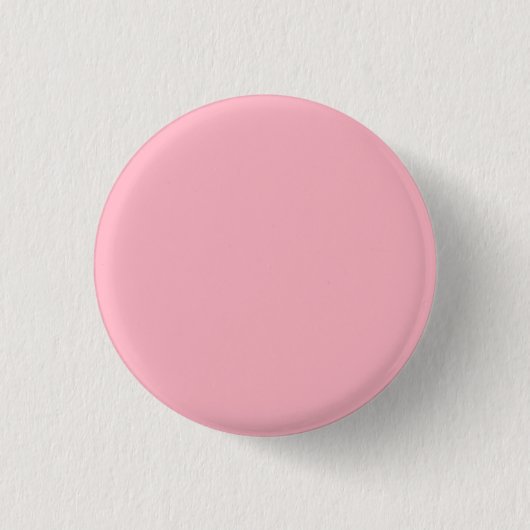 Kersenbloesem roze effen kleur ronde button 3,2 cm (Voorkant)