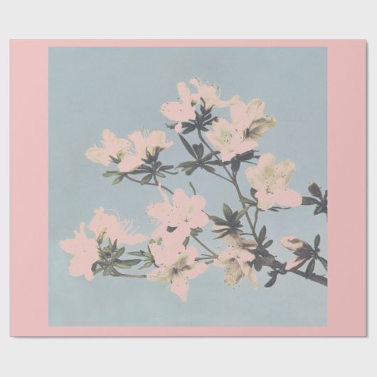 KERSENBLOESEM ROZE inpakpapier (Vlak)