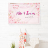 Kersenbloesem Roze Persoonlijke Elegante Spandoek (Insitu)