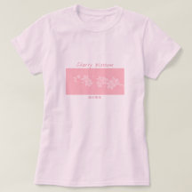 Kersenbloesem roze t-shirt
