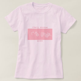 Kersenbloesem roze t-shirt