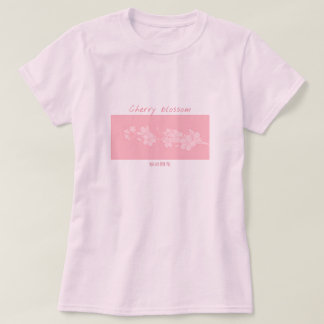 Kersenbloesem roze t-shirt