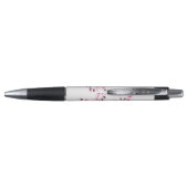 Kersenbloesem Roze Wit Monogram Pen (Achterkant)