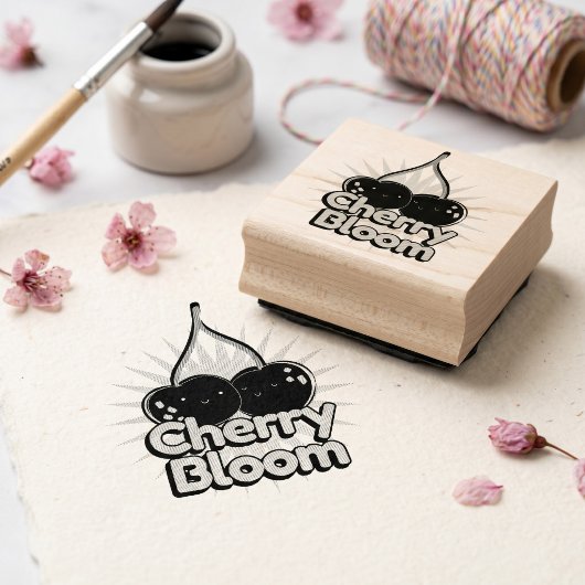 Kersenbloesem Rubberstempel