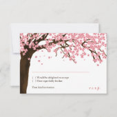 Kersenbloesem / Sakura Aquarel RSVP (Voorkant)