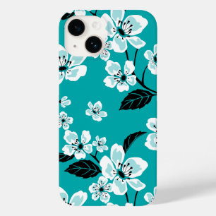 KERSENBLOESEM - SAKURA (BLAUWGROEN) Case-Mate iPhone 14 HOESJE