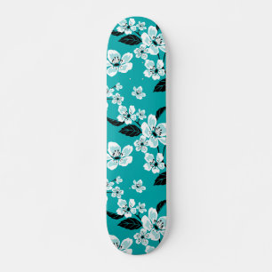 KERSENBLOESEM - SAKURA (BLAUWGROEN) PERSOONLIJK SKATEBOARD