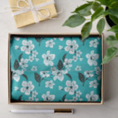 KERSENBLOESEM - SAKURA (BLAUWGROEN) TISSUEPAPIER (Geschenk)