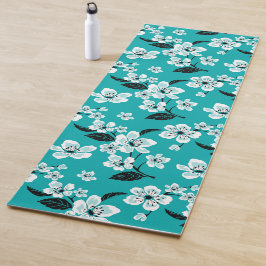 KERSENBLOESEM - SAKURA (BLAUWGROEN) YOGAMAT