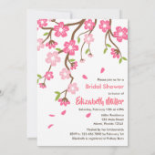 Kersenbloesem Sakura Bloemen Bruidsmeisje Feest Kaart (Achterkant)