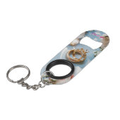 Kersenbloesem, Sakura en trouwringen #3 Mini Flessenopener (Voorkant Gekanteld)