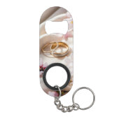 Kersenbloesem, Sakura en Trouwringen Mini Flessenopener (Achterkant)