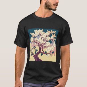 Kersenbloesem Sakura Japanse Kunst Anime T-shirt