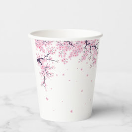 Kersenbloesem Sakura Japanse Kunst Tas Papieren Bekers