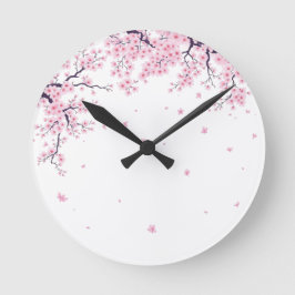 Kersenbloesem Sakura Japanse Kunst Tas Ronde Klok