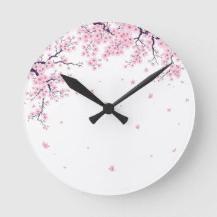 Kersenbloesem Sakura Japanse Kunst Tas Ronde Klok