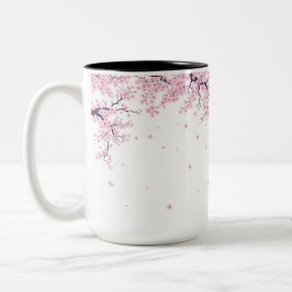 Kersenbloesem Sakura Japanse Kunst Tas Tweekleurige Koffiemok