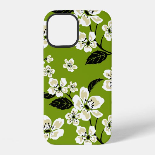 KERSENBLOESEM - SAKURA (MATCHA GROEN) iPhone HOESJE (Achterkant)