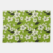 KERSENBLOESEM - SAKURA (MATCHA GROEN) THEEDOEK (Horizontaal)