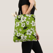 KERSENBLOESEM - SAKURA (MATCHA GROEN) TOTE BAG (Dichtbij)