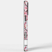 Kersenbloesem Sakura met monogram Case-Mate iPhone Case (Achterkant / Rechts)