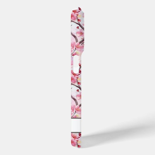 Kersenbloesem Sakura Monogram Case-Mate iPhone Case (Achterkant / Rechts)
