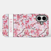 Kersenbloesem Sakura Monogram Case-Mate iPhone Case (Achterkant (horizontaal))