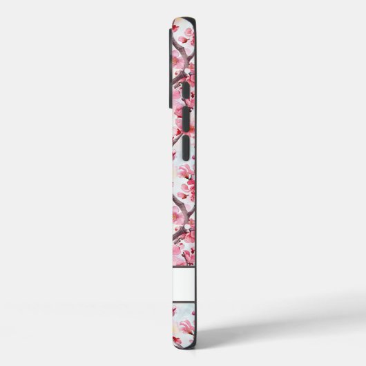 Kersenbloesem Sakura Monogram Case-Mate iPhone Case (Achterkant / Links)
