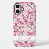 Kersenbloesem Sakura Monogram Case-Mate iPhone Case (Achterkant)
